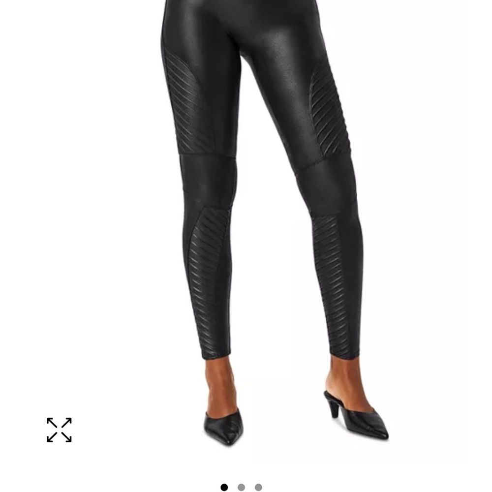 Black Faux Leather Leggings